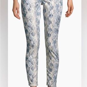 7 for All Mankind Snakeskin Print jeans